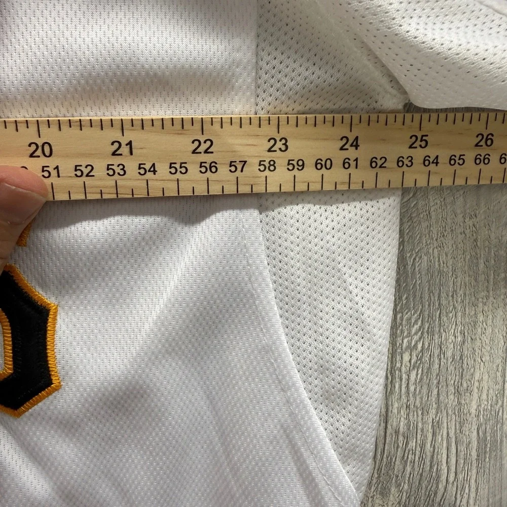 Majestic Pittsburgh Pirates Andrew McCutchen 22 Jersey Mens 52 White Authentic